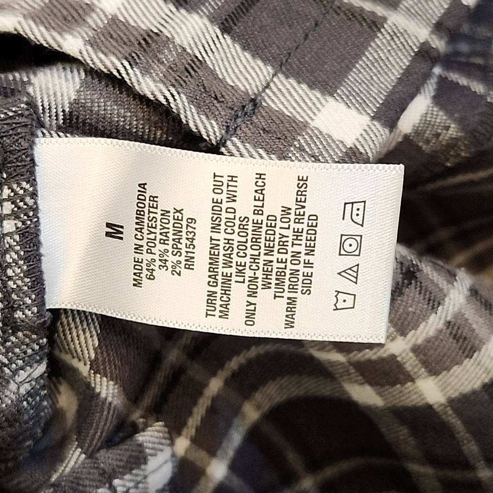 Aeropostale Y2K Plaid Notched-Hem Skirt Size  Academia Medium - Picture 5 of 16